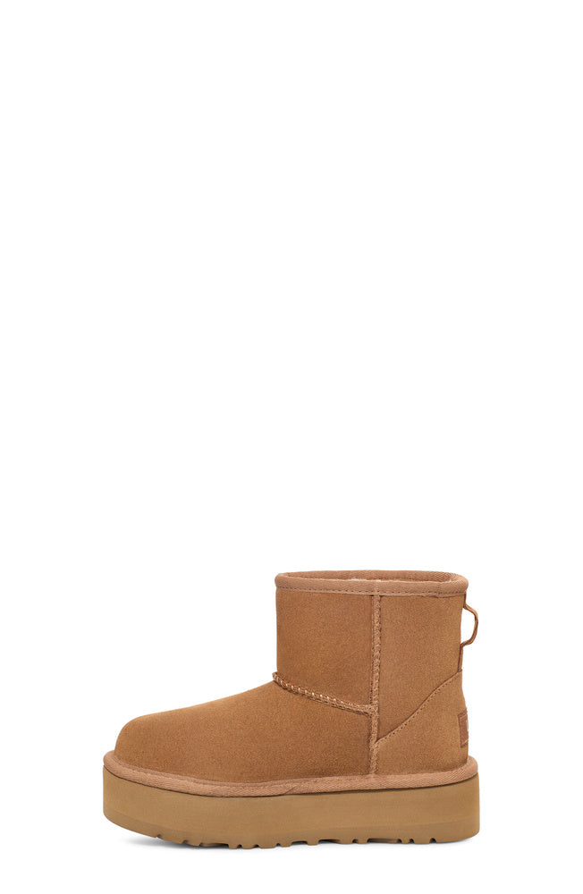 W CLASSIC MINI PLATFORM BOOT CHESTNUT