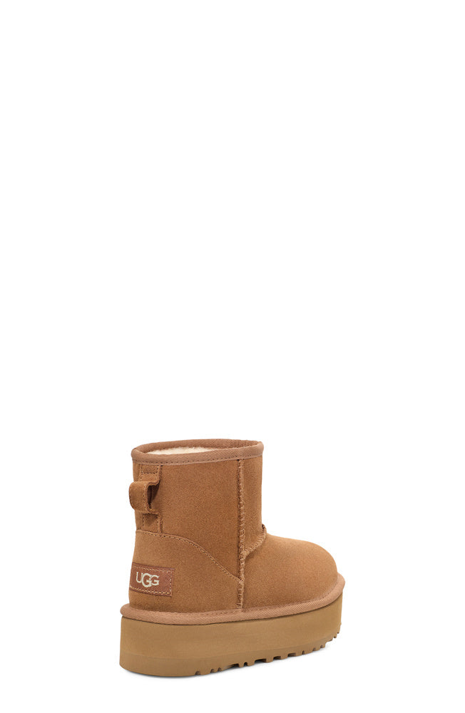 W CLASSIC MINI PLATFORM BOOT CHESTNUT