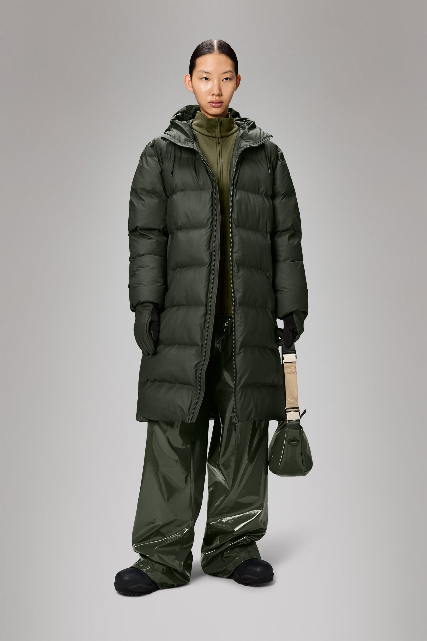 ALTA LONGER PUFFER JACKET W3T4 GREEN