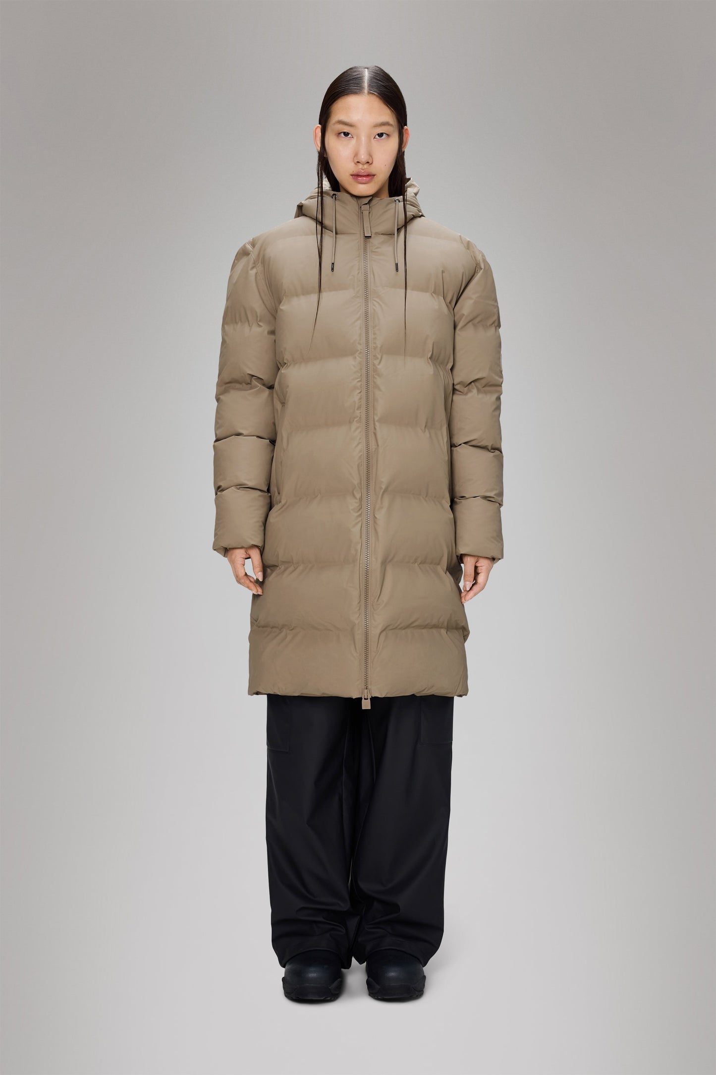ALTA LONGER PUFFER JACKET W3T4 BEIGE
