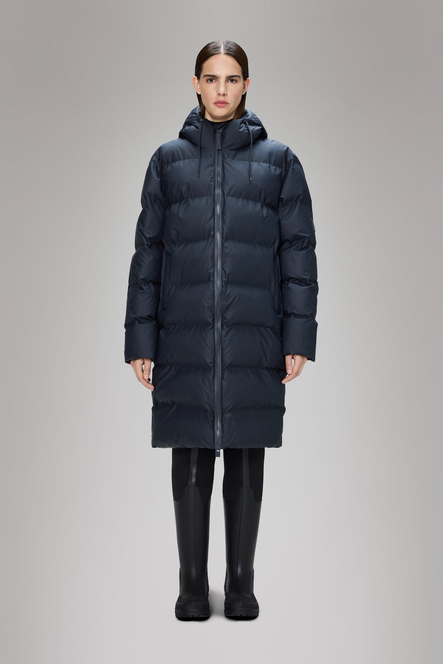 ALTA LONGER PUFFER JACKET W3T4 NAVY
