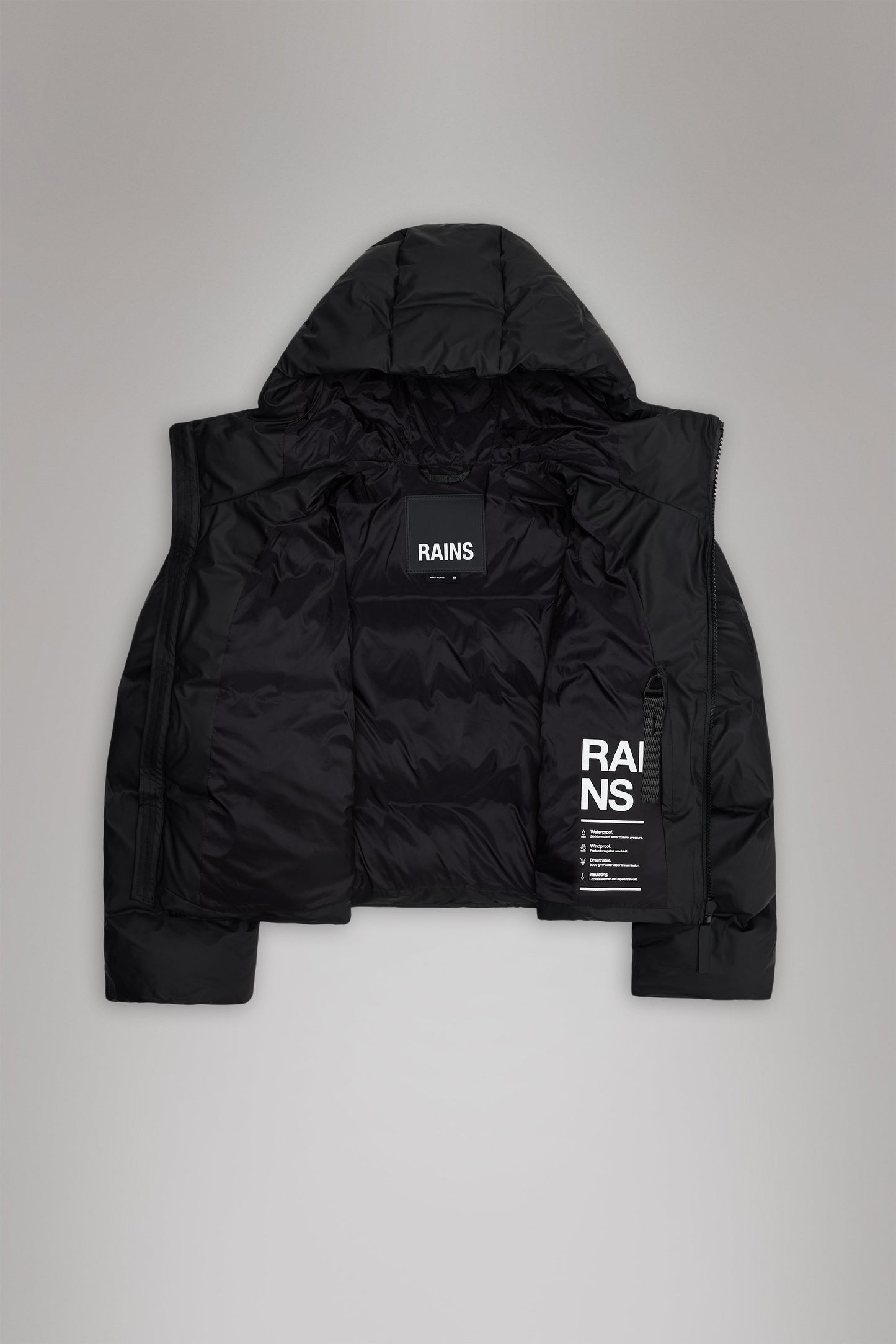 ALTA SHORT PUFFER JACKET W3T3 BLACK
