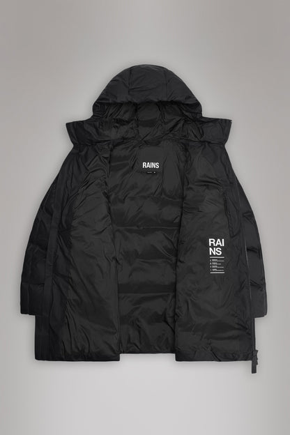 ALTA LONG PUFFER CARGO JACKET W3T4 BLACK