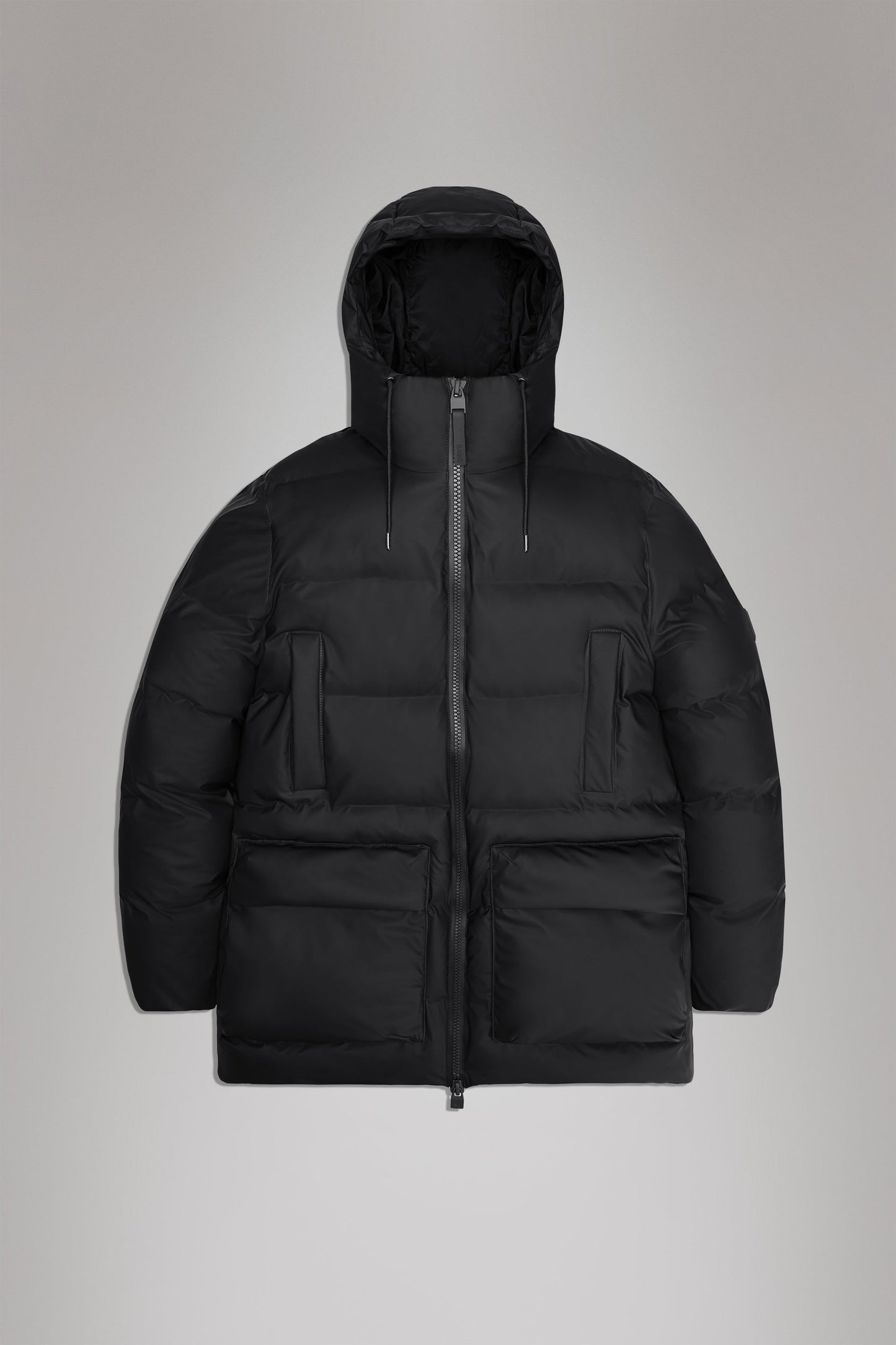 ALTA LONG PUFFER CARGO JACKET W3T4 BLACK