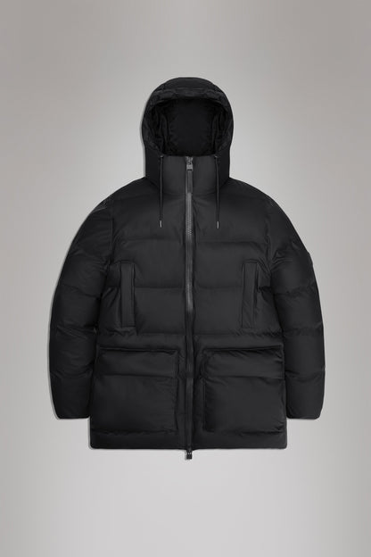 ALTA LONG PUFFER CARGO JACKET W3T4 BLACK