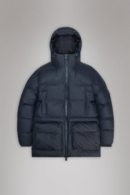 ALTA LONG PUFFER CARGO JACKET W3T4 NAVY