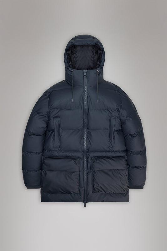 ALTA LONG PUFFER CARGO JACKET W3T4 NAVY