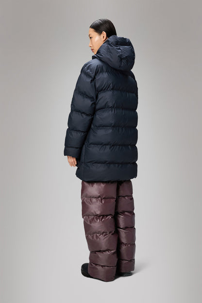 ALTA LONG PUFFER CARGO JACKET W3T4 NAVY