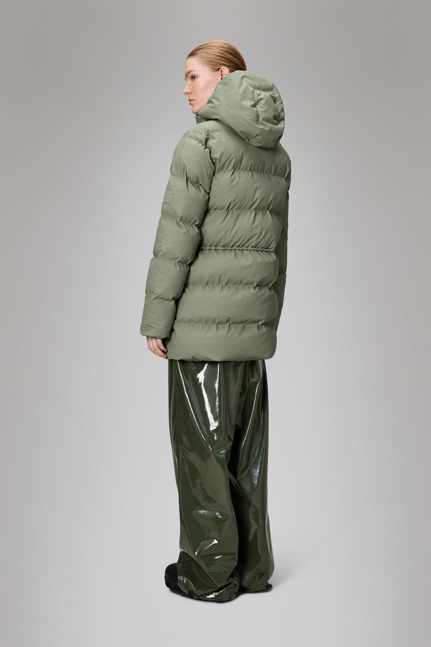 ALTA LONG PUFFER STRING JACKET W3T4 DRIFT