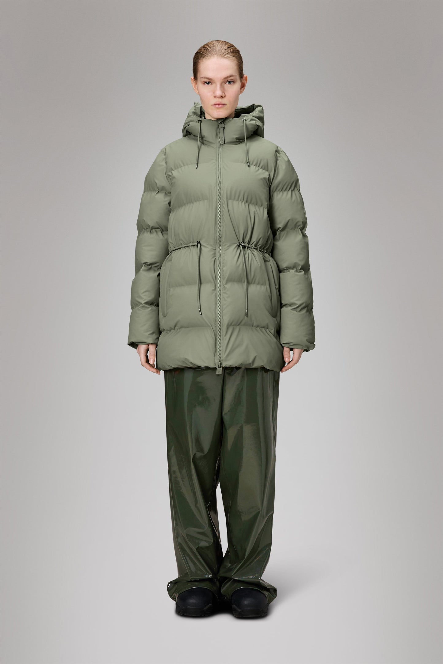 ALTA LONG PUFFER STRING JACKET W3T4 DRIFT