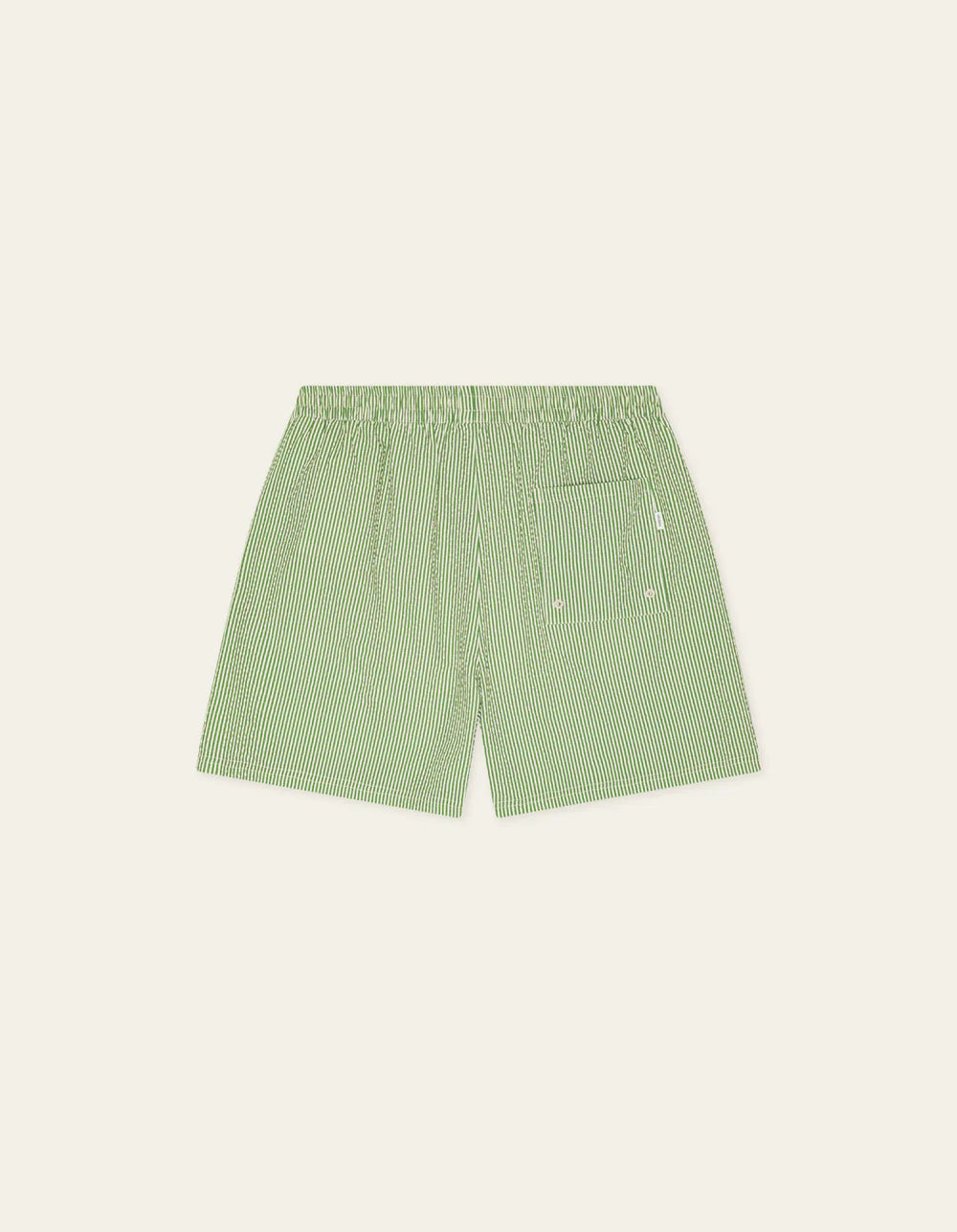 STRIPE SEERSUCKER SWIM SHORTS GREEN