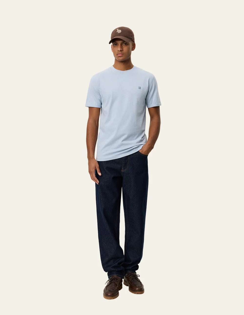 NORREGAARD CONTRAST T-SHIRT BLUE FROG