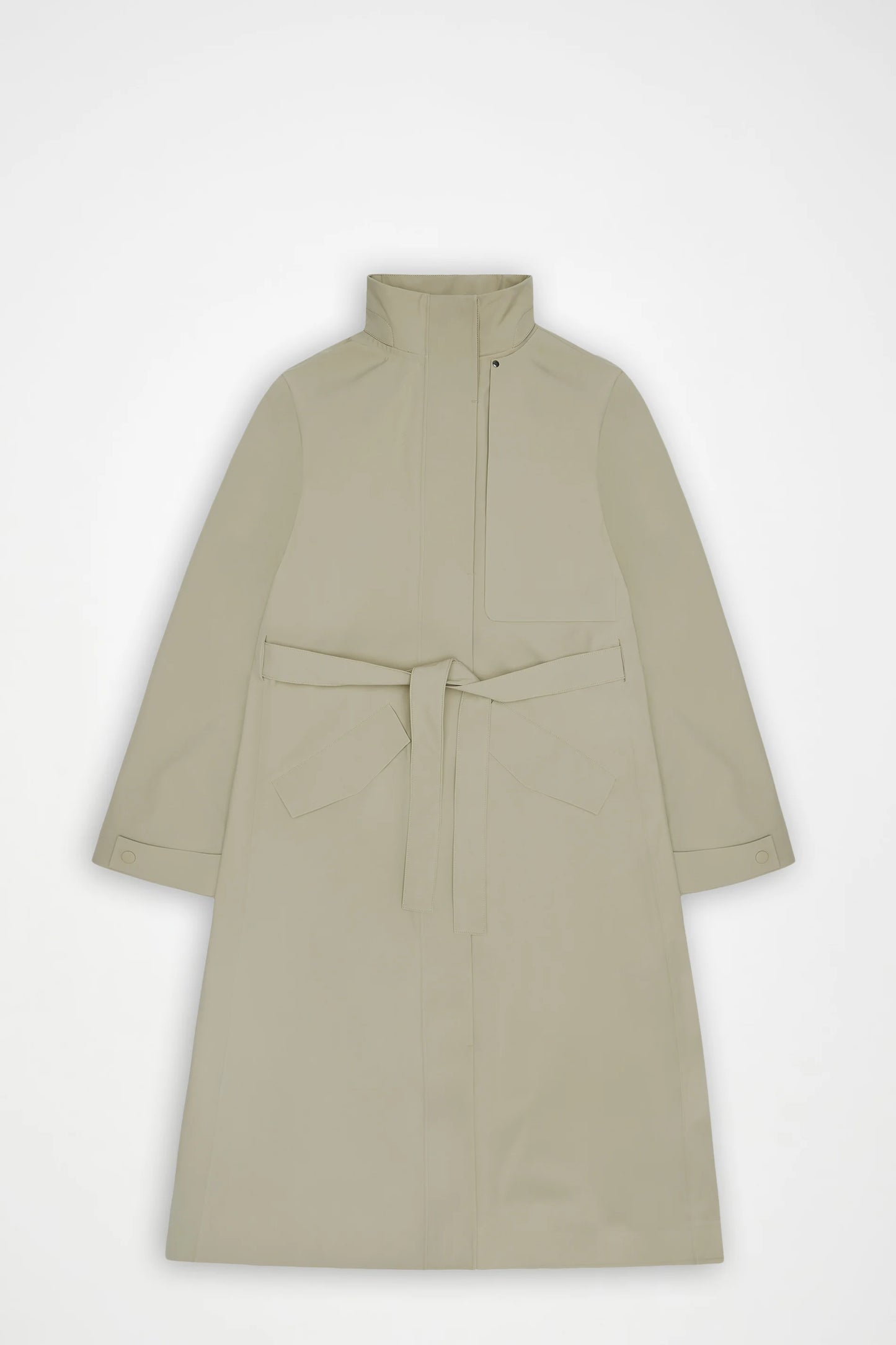 SUVA HARDSHELL TRENCH COAT BEIGE