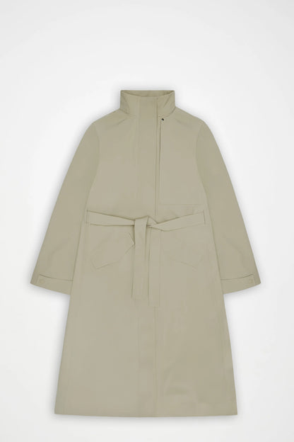 SUVA HARDSHELL TRENCH COAT BEIGE