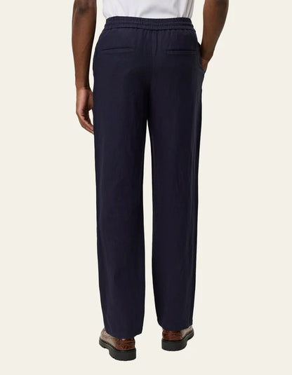 PATRICK LINEN PANTS DARK NAVY