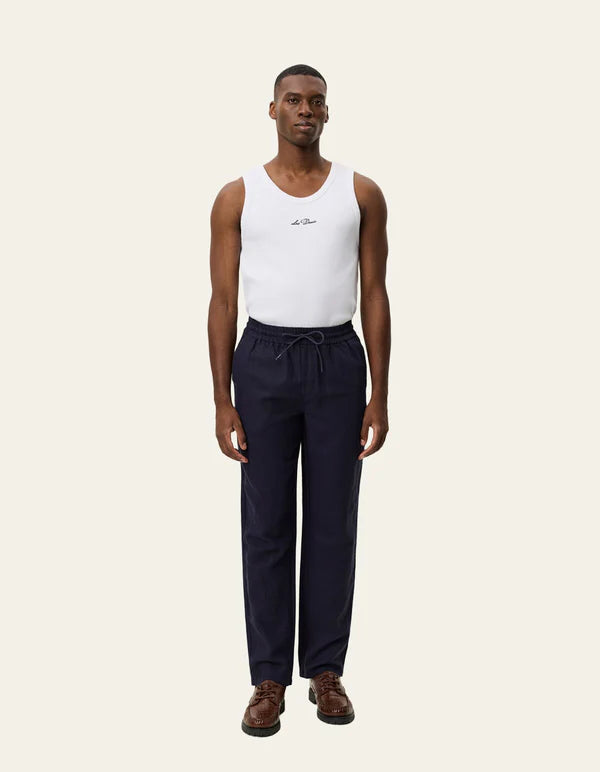 PATRICK LINEN PANTS DARK NAVY