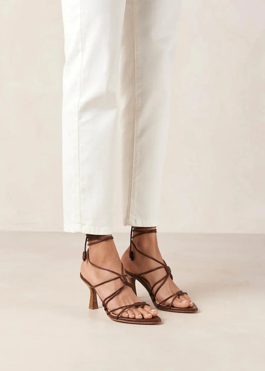 BELINDA SUEDE BEIGE LEATHER SANDALS