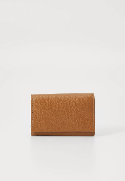 VIGLO LEATHER WALLET DARK HONEY