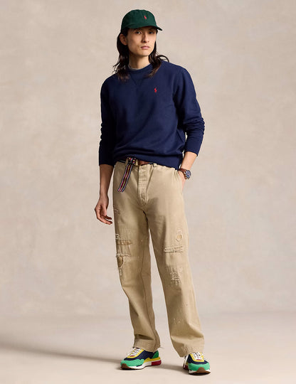 RL FLEECE LONG SLEEVE CRUISE NAVY