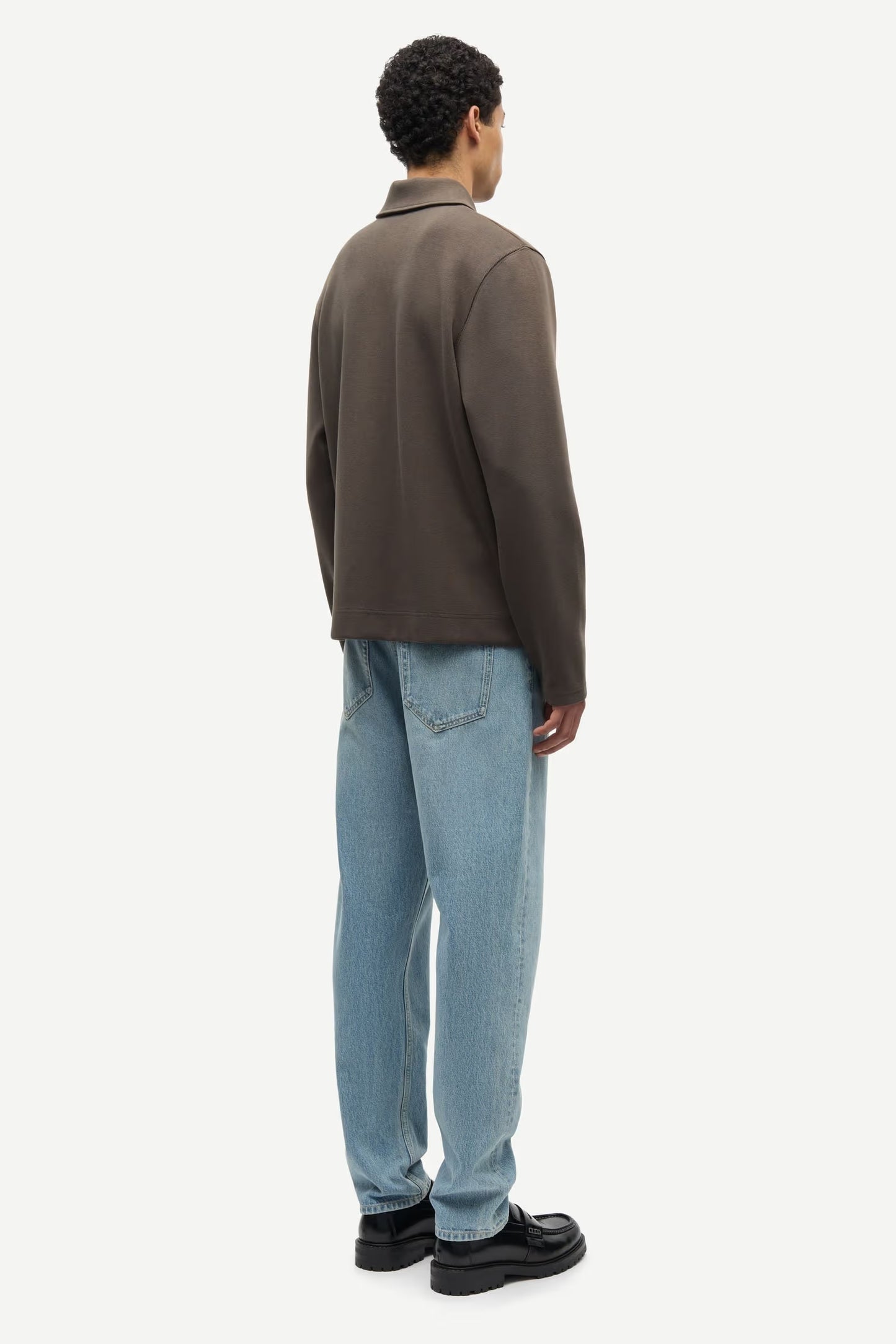 SAHANNES FULL ZIP BLACK OLIVE