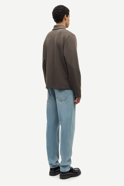 SAHANNES FULL ZIP BLACK OLIVE