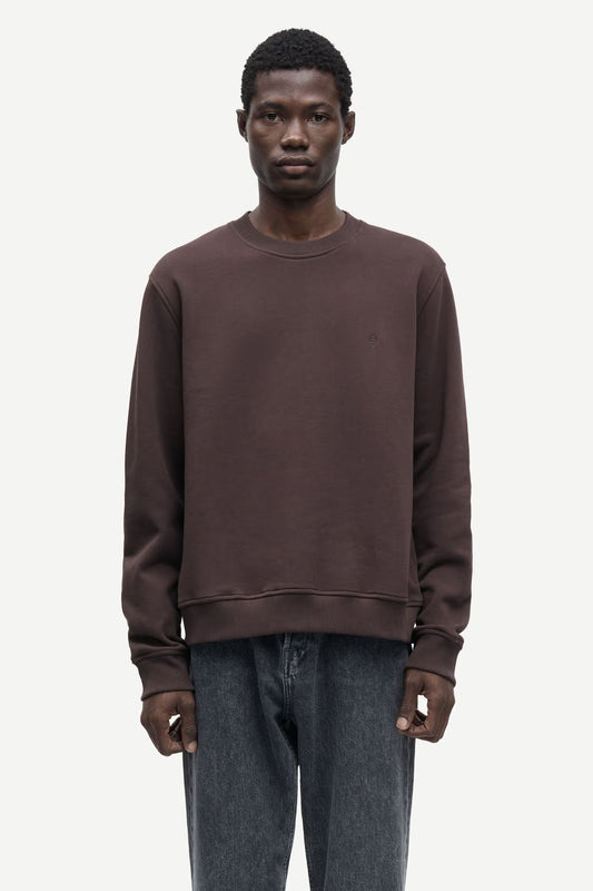 SAOTTO SWEATSHIRT 11414 BLACK COFFEE