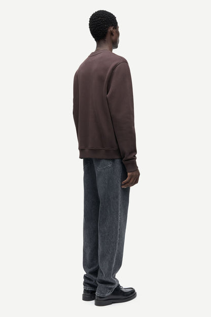 SAOTTO SWEATSHIRT 11414 BLACK COFFEE