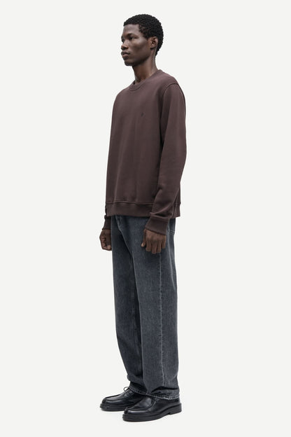 SAOTTO SWEATSHIRT 11414 BLACK COFFEE