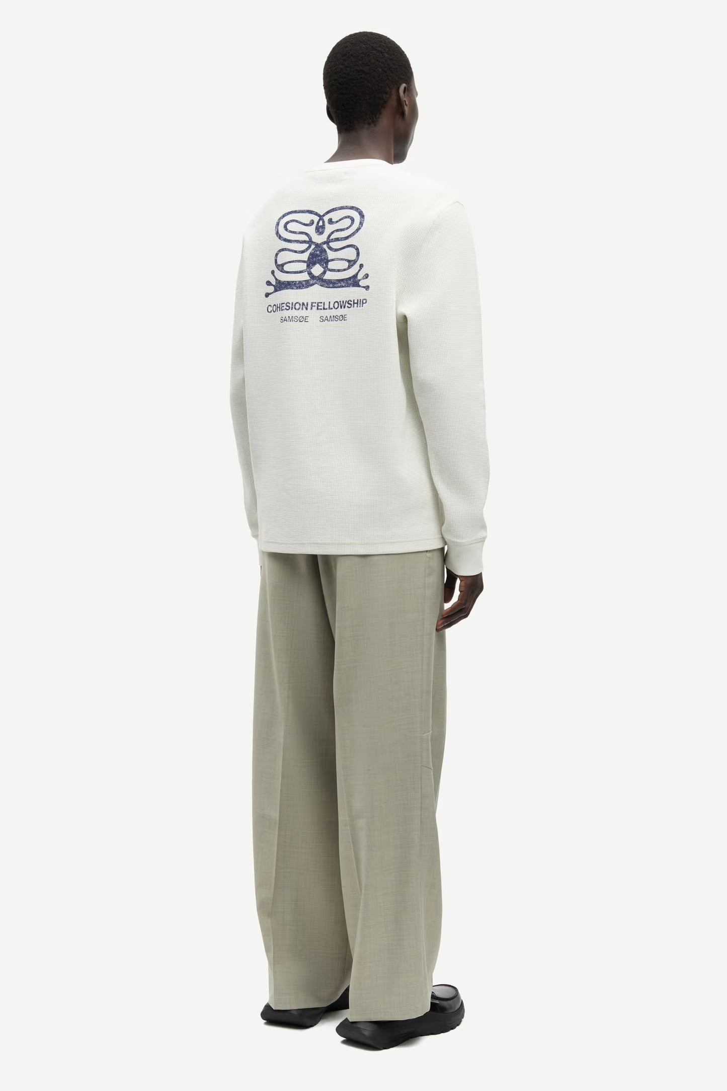 SAFELLOW LS T-SHIRT CLEAR CREAM