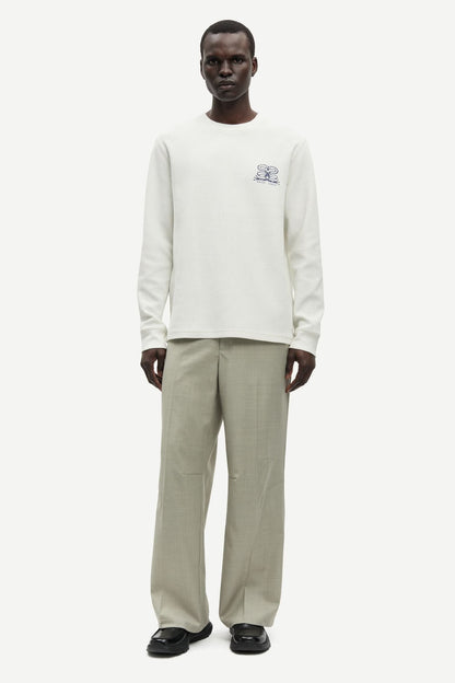 SAFELLOW LS T-SHIRT CLEAR CREAM