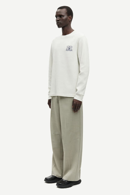 SAFELLOW LS T-SHIRT CLEAR CREAM