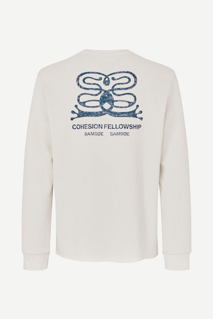 SAFELLOW LS T-SHIRT CLEAR CREAM