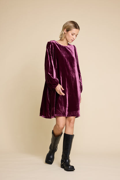 LUNA VELVET DRESS PORT