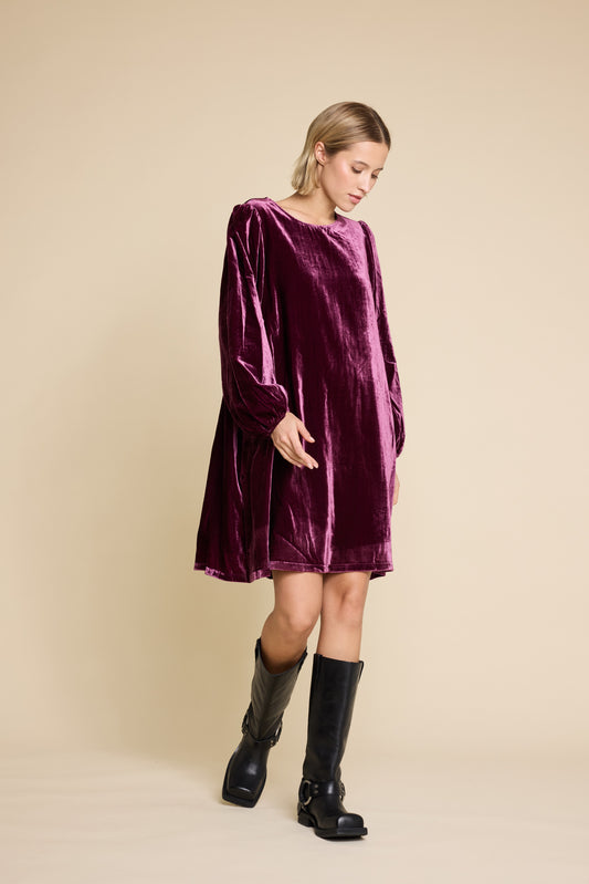 LUNA VELVET DRESS PORT