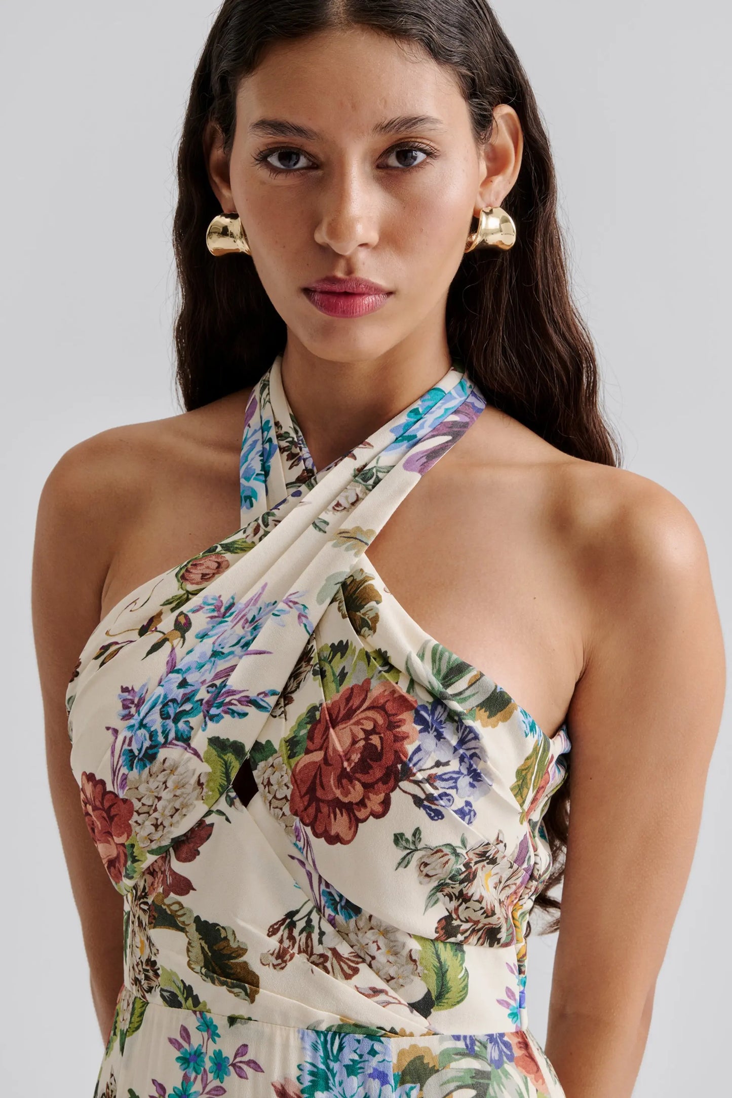 PALOMA MAXI DRESS BOTANIC FLORALS