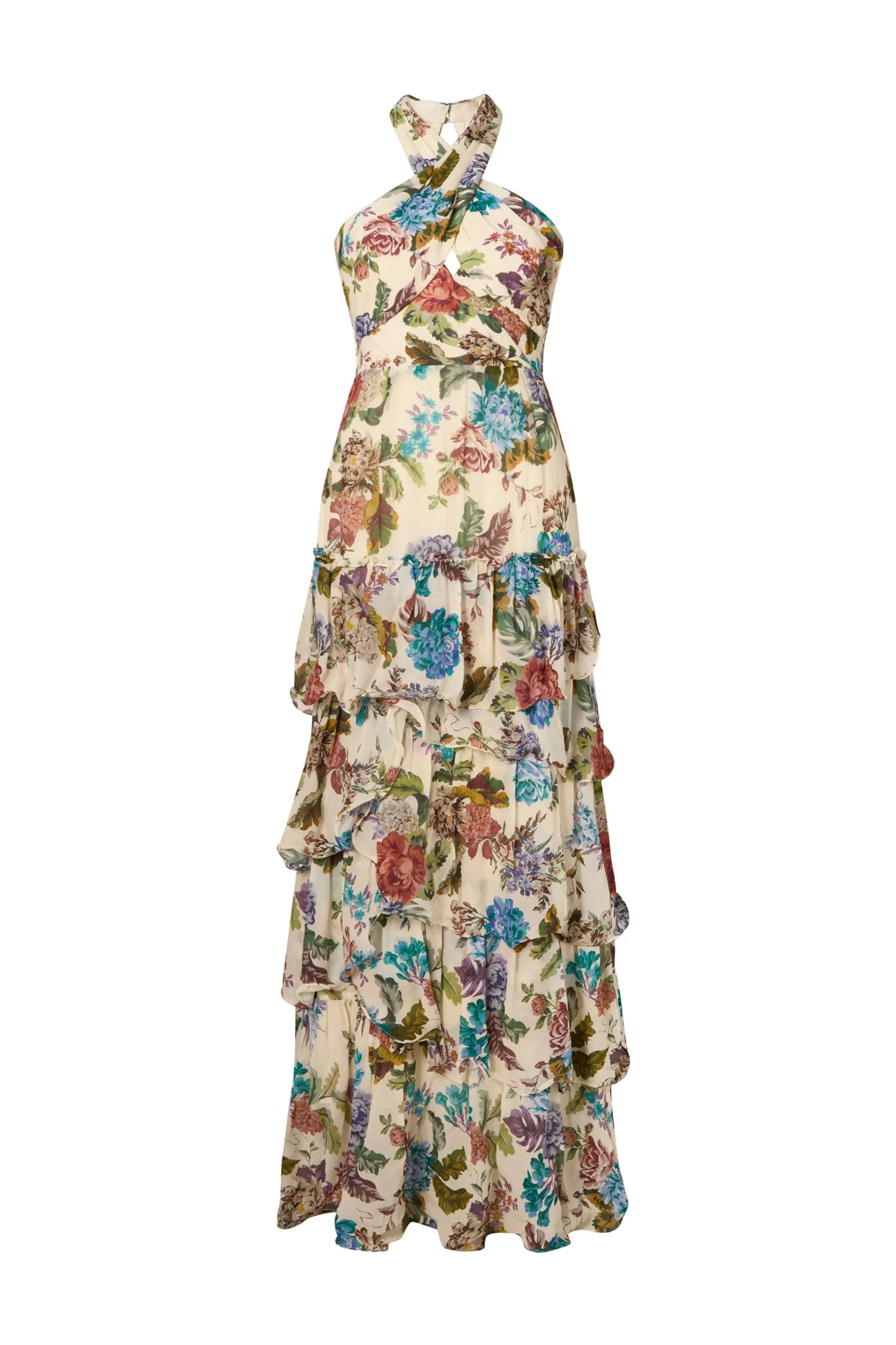 PALOMA MAXI DRESS BOTANIC FLORALS