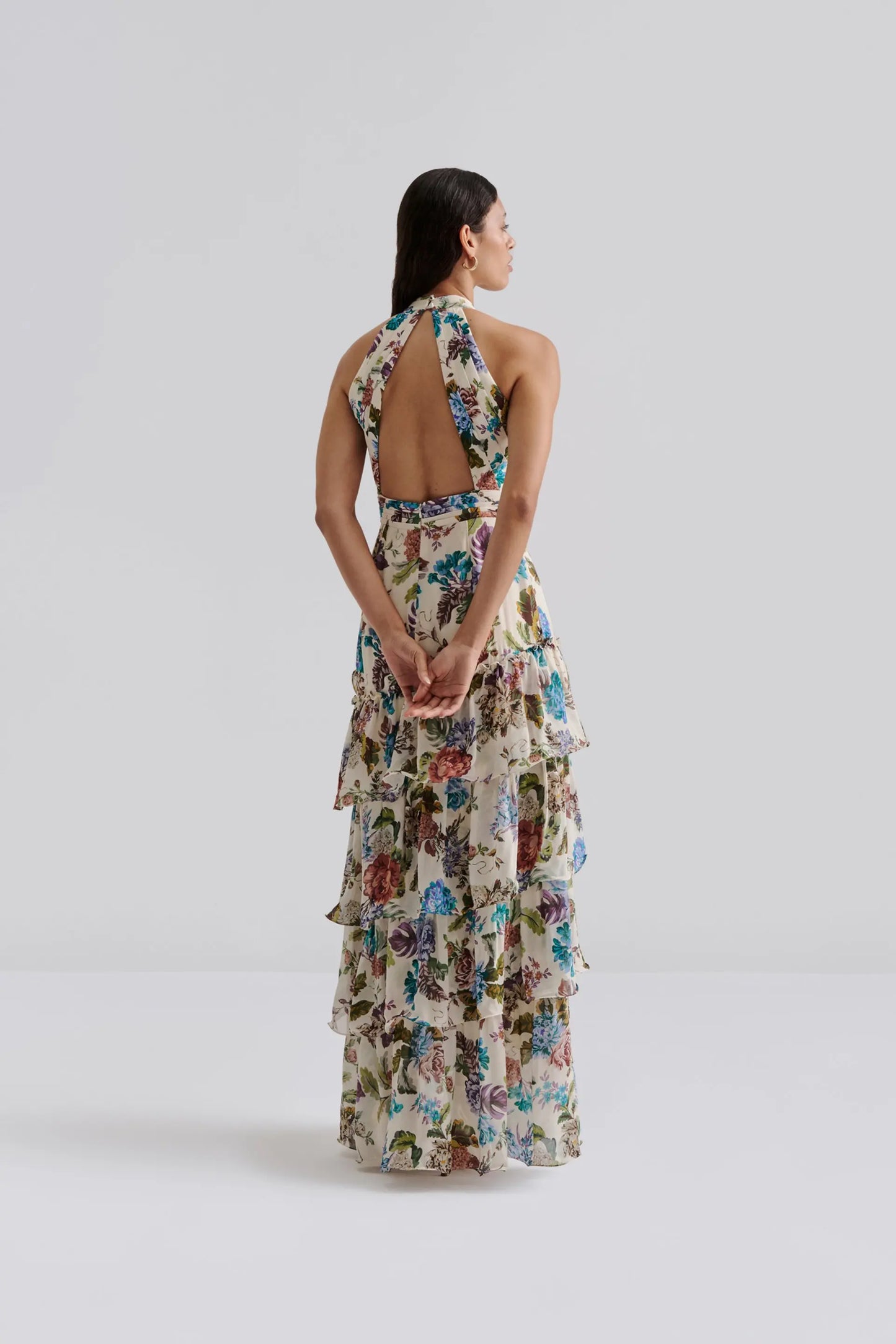 PALOMA MAXI DRESS BOTANIC FLORALS