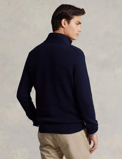 Long Sleeve Quarter Zip Pullover Hunter Navy
