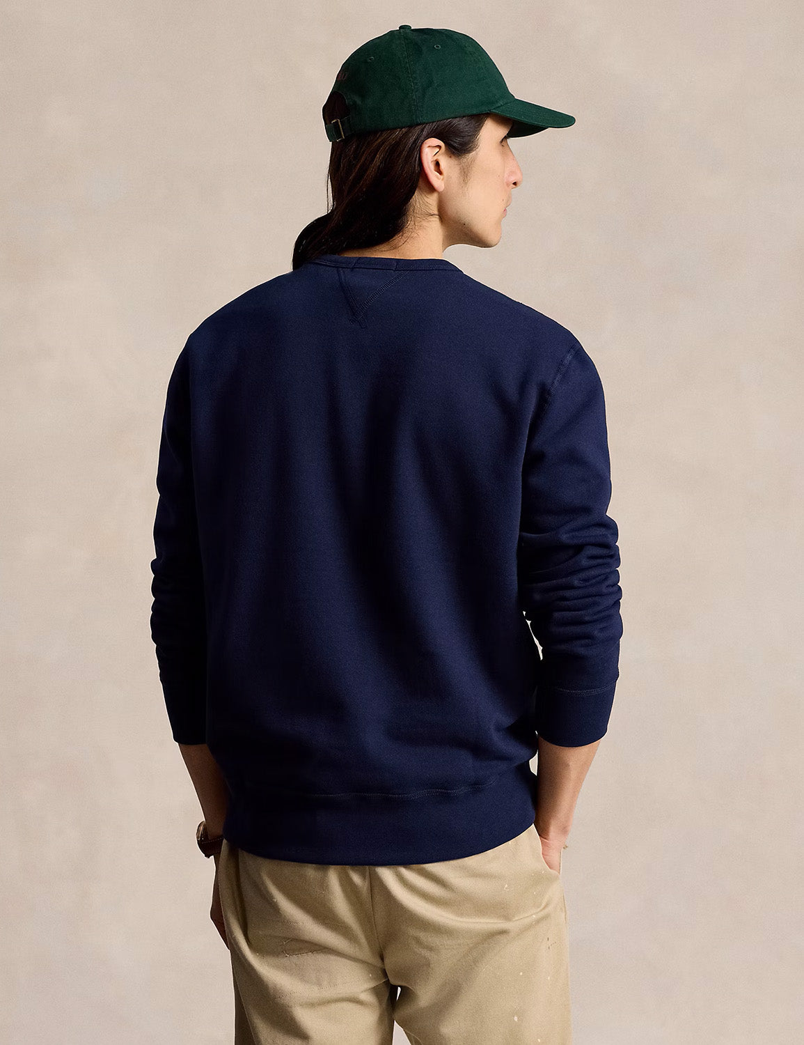 RL FLEECE LONG SLEEVE CRUISE NAVY