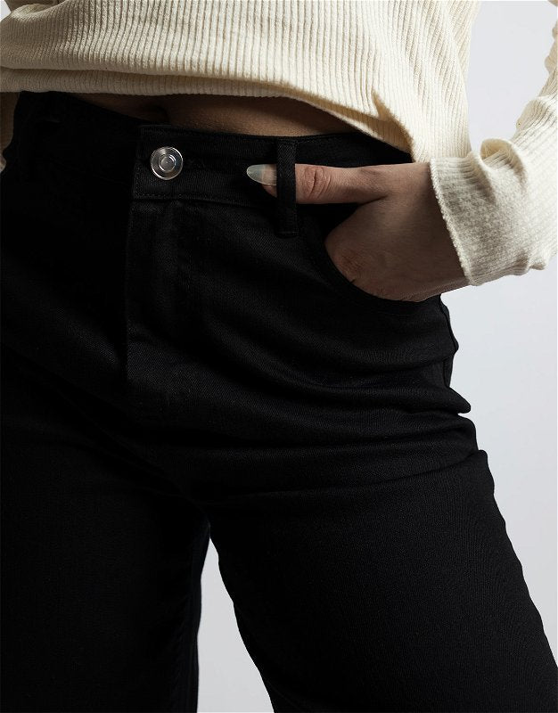 Wide leg denim