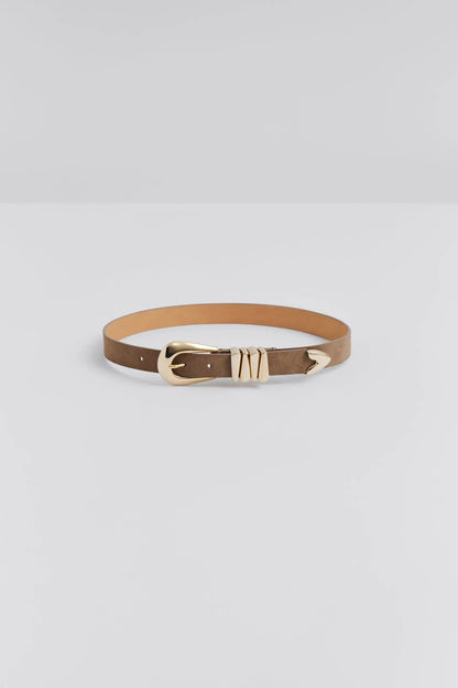 AZELIA BUCKLE LEATHER BELT