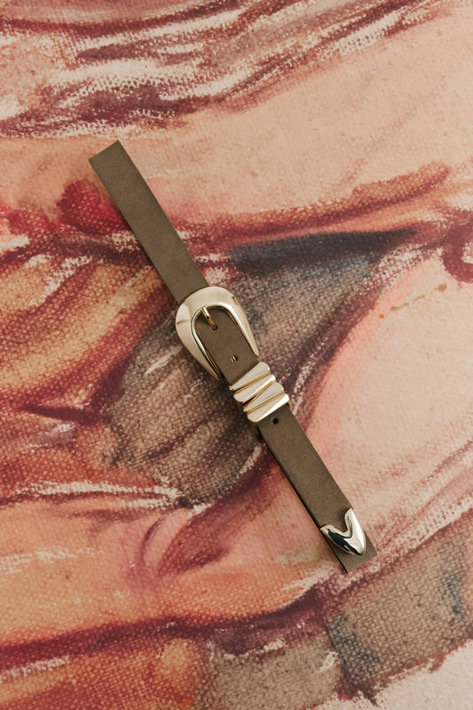 AZELIA BUCKLE LEATHER BELT