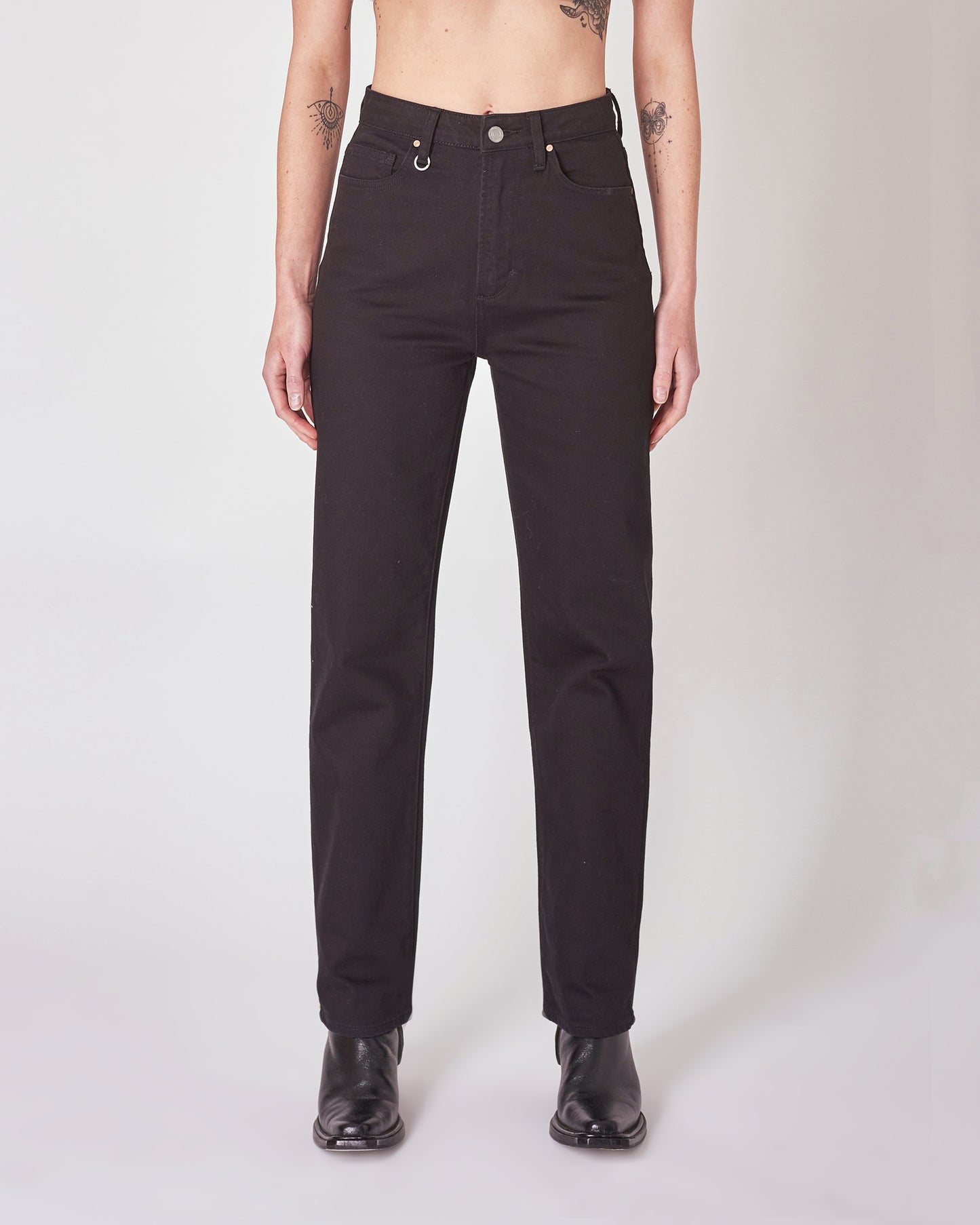 NICO STRAIGHT JEANS SORT
