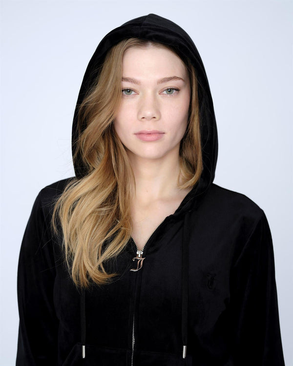 Robertson Classic Velour Zip Trough Hoodie