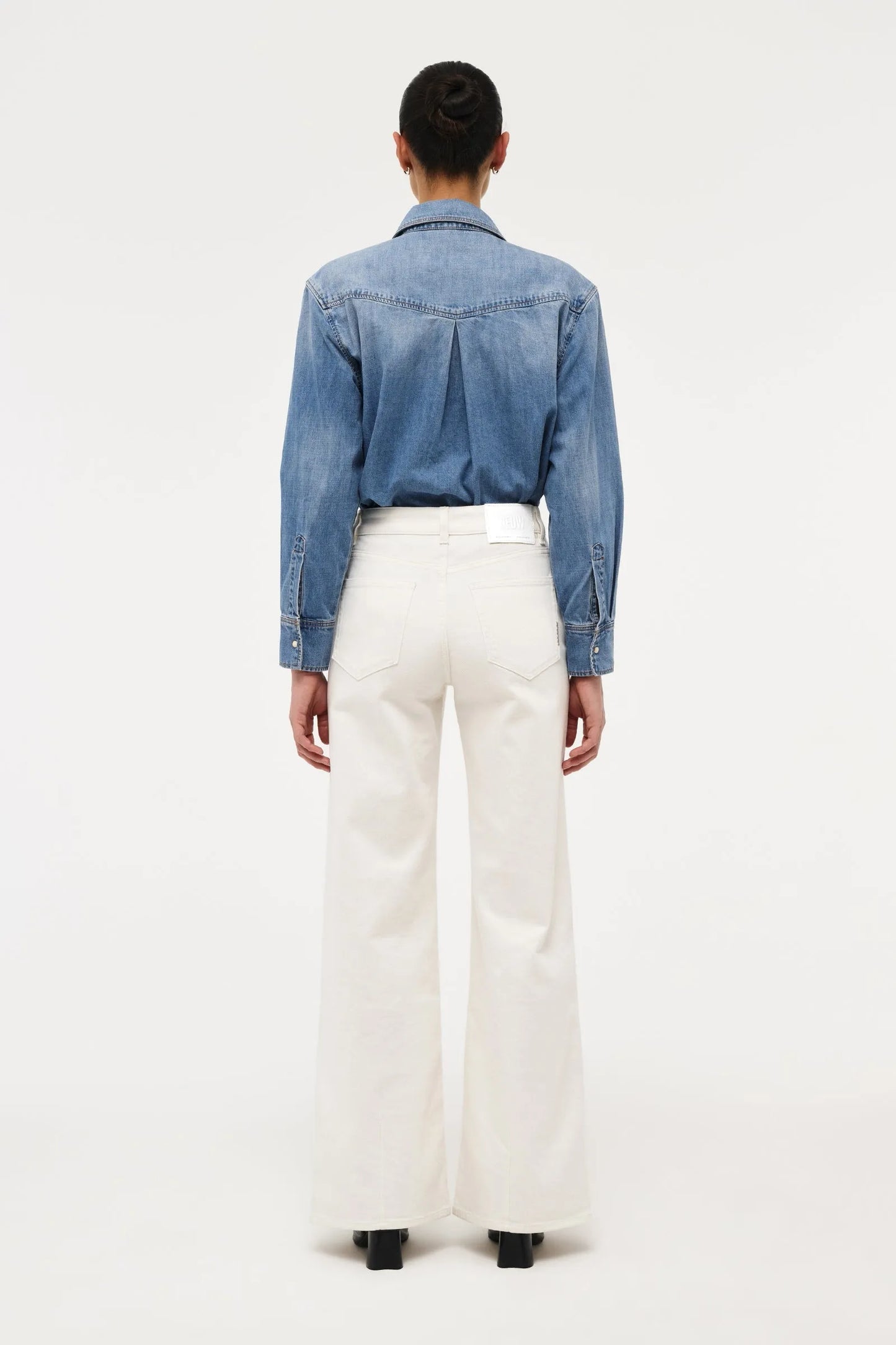 EVA WIDE JEANS WHITE