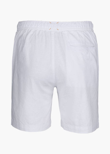 SAMOS LINEN SHORTS WHITE