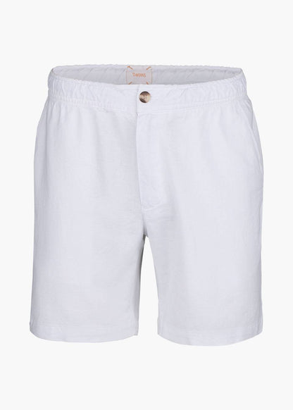 SAMOS LINEN SHORTS WHITE