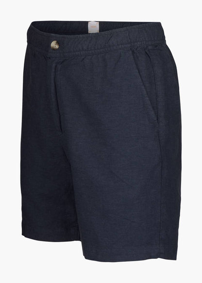 SAMOS LINEN SHORTS NAVY