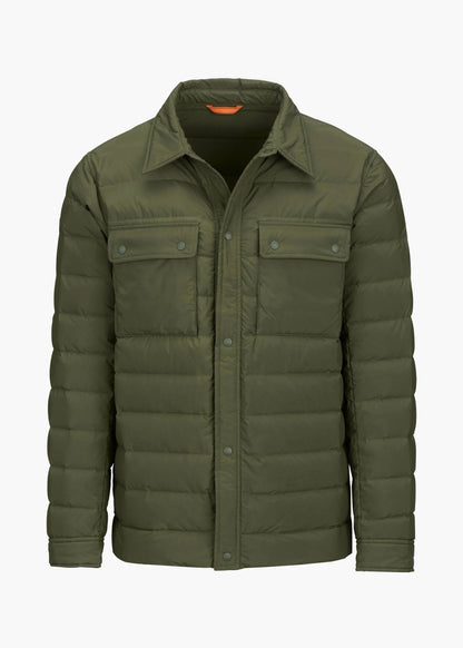 SAPPARO DOWN SHIRT OLIVE