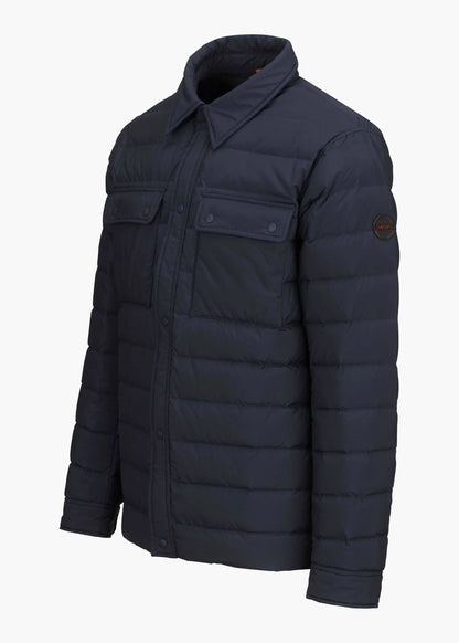 SAPPARO DOWN SHIRT MIDNIGHT NAVY